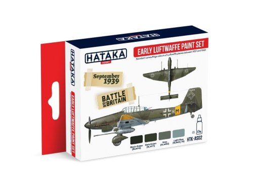 Przejdź do produktu HATAKA AS02 - Zestaw farb Early Luftwaffe 1937-1940