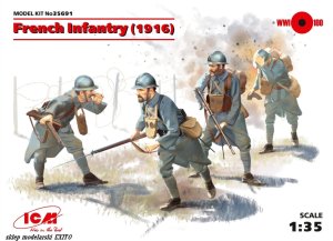 ICM 35691 - 1:35 French Infantry ( 1916 )