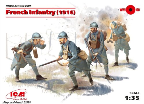 Przejdź do produktu ICM 35691 - 1:35 French Infantry ( 1916 )
