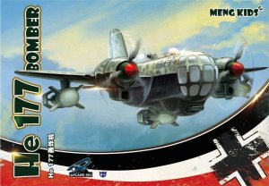 MENG MODEL mPLANE-003S - 1:Egg He-177 Bomber SP White