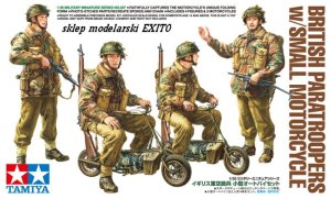 TAMIYA 35337 - 1:35 British Paratroopers w/ Small Motorcycle