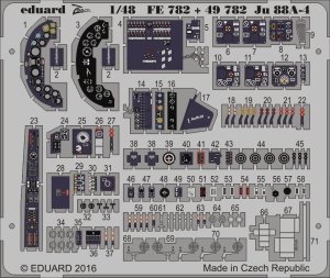 EDUARD 49782 - 1:48 Ju 88A-4 interior