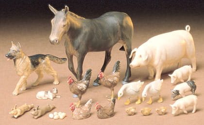 Przejdź do produktu TAMIYA 35128 - 1:35 Livestock Set