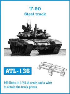 Friulmodel ATL-136 - 1:35 Metalowe gąsienice T-90