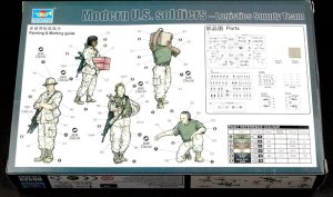 TRUMPETER 00429 - 1:35 Modern U.S. soldiers