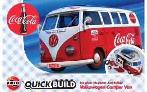 AIRFIX J6047 - Coca-Cola VW Camper Van - Quick Build