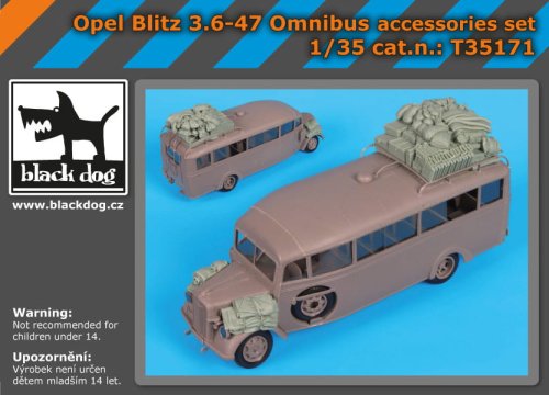 Przejdź do produktu BLACK DOG T35171 - 1:35 Opel Blitz 3.6-47 Omnibus accessories set