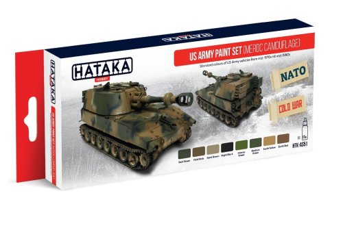 Przejdź do produktu HATAKA AS51 - Zestaw farb US Army MERDC camouflage