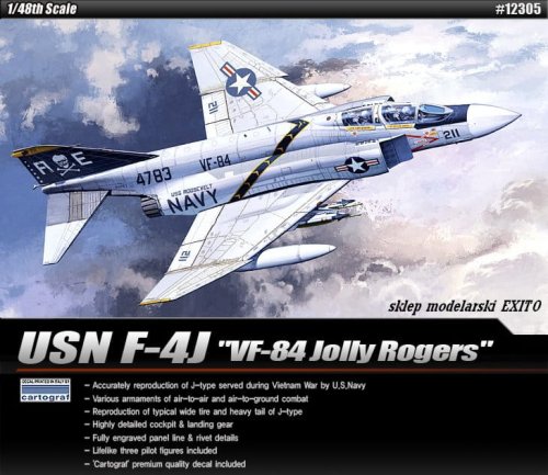 Przejdź do produktu ACADEMY 12305 - 1:48 USN F-4J VF-84 Jolly Rogers