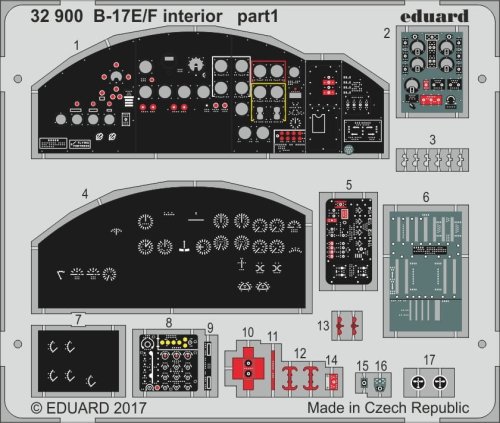Przejdź do produktu EDUARD 32900 - 1:32 B-17E/F interior