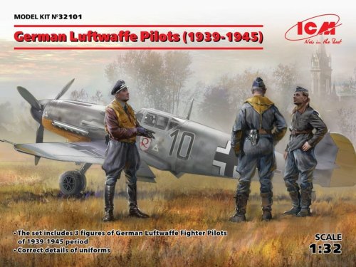 Przejdź do produktu ICM 32101 - 1:32 German Luftwaffe Pilots (1939-1945)