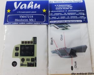 YAHU YMA7218 - 1:72 Blenheim Mk.I tablica przyrządów