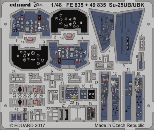 Przejdź do produktu EDUARD FE835 - 1:48 Su-25UB/UBK