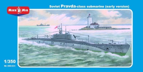 Przejdź do produktu MIKROMIR 350031 - 1:350 Soviet Pravda class submarine (early version)