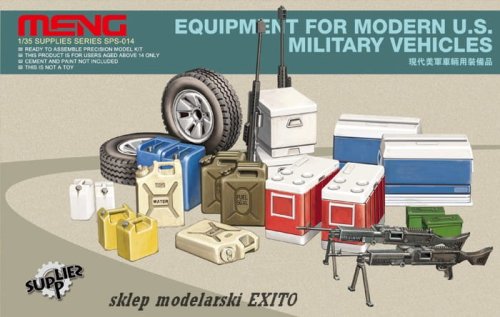 Przejdź do produktu MENG MODEL SPS014 - 1:35 Equipment for Modern U.S. Military Vehicles
