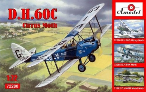 Przejdź do produktu AMODEL 72280 - 1:72 D.H.60C Cirrus Moth