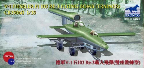 Przejdź do produktu BRONCO CB 35060 - 1:35 V-1 Fi103 Re 3 Piloted Flying Bomb ( Two Seats Trainer )
