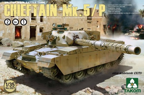 Przejdź do produktu TAKOM 2027 - 1:35 Chieftain Mk.5 / 5P British Main Battle Tank