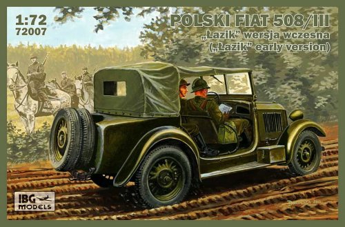 Przejdź do produktu IBG 72007 - 1:72 Polski Fiat 508/III Łazik wersja wczesna