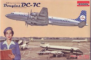RODEN 302 - 1:144 Douglas DC-7C KLM Royal Dutch Airlines