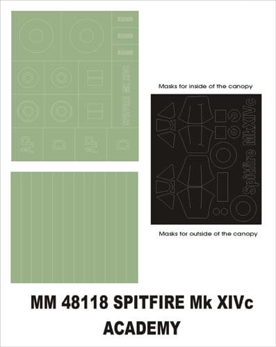 Przejdź do produktu MONTEX MM48118 - 1:48 Spitfire Mk.XIVc