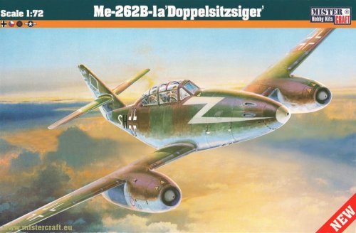 Przejdź do produktu MISTERCRAFT D215 - 1:72 Messerschmitt Me-262B / CS-92 Schwalbe