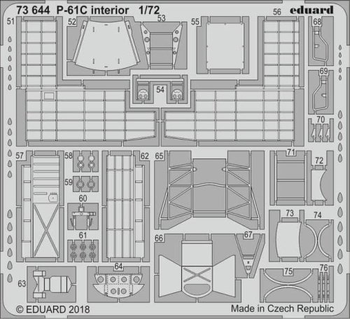 Przejdź do produktu EDUARD 73644 - 1:72 P-61C interior