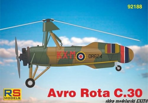 Przejdź do produktu RS MODELS 92188 - 1:72 Avro Rota C.30A