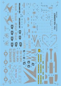TECHMOD 72076 - 1:72 F/A-18 A Hornet