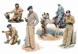 MASTER BOX 3564 - 1:35 Commonwealth AFV Crew
