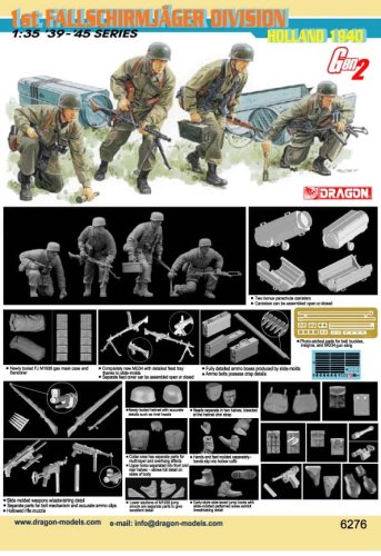 Przejdź do produktu DRAGON 6276 - 1:35 1st Fallschirmjager Division Holland 1940
