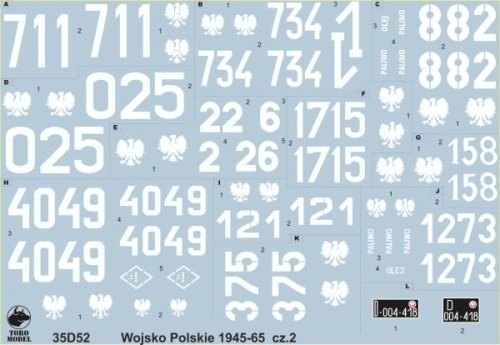 Przejdź do produktu TORO MODEL 35D52 - 1:35 Wojsko Polskie 1945 - 1965 cz.2