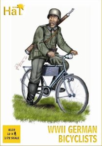 HAT 8119 - 1:72 WWII German Bicyclists