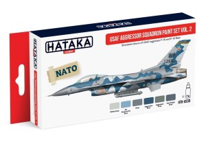 HATAKA AS30 - Zestaw farb USAF Aggressor Squadron vol. 2
