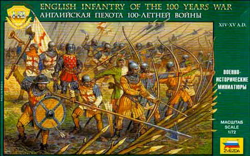 Przejdź do produktu ZVEZDA 8060 - 1:72 English Infantry of 100 Years War