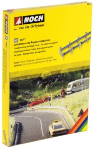 NOCH 60511 - 1:87 (H0) Crash Barriers and Road Posts - Barierki i słupki drogowe
