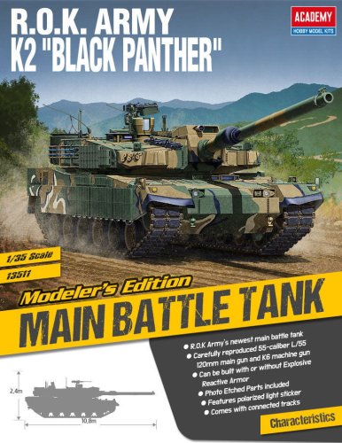 Przejdź do produktu ACADEMY 13511 - 1:35 ROK Army K2 Black Panther