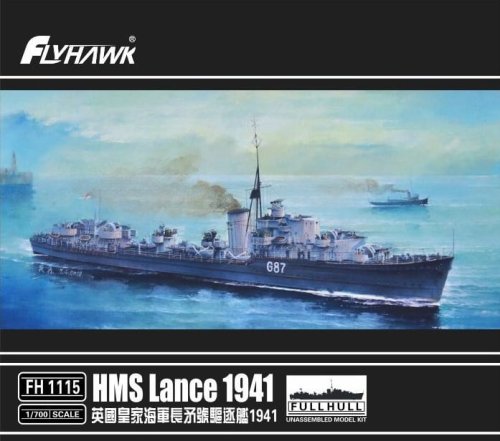 Przejdź do produktu FLYHAWK 1115 - 1:700 HMS Lance 1941