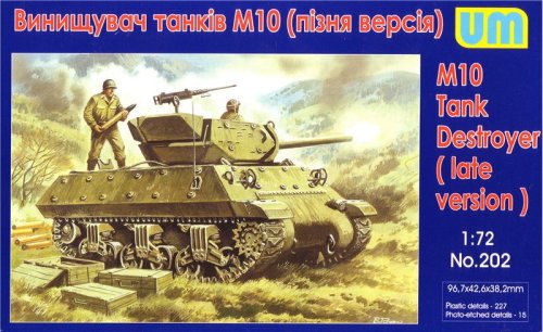 Przejdź do produktu UNIMODELS 202 - 1:72 M10 Tank Destroyer (late version)