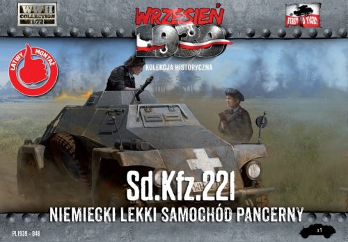 Przejdź do produktu FIRST TO FIGHT 048 -  Wrzesień 1939 - 1:72 Sd.Kfz.221