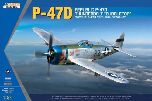 Przejdź do produktu KINETIC 3207 - 1:24 Republic P-47D Thunderbolt Bubbletop