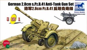 BRONCO CB 35034 - 1:35 PzB41 Anti-Tank gun set