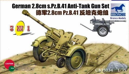Przejdź do produktu BRONCO CB 35034 - 1:35 PzB41 Anti-Tank gun set
