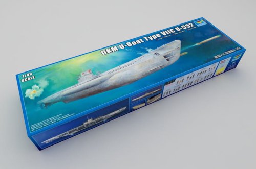Przejdź do produktu TRUMPETER 06801 - 1:48 DKM U-Boat Type VIIC U-552 (Full interior details)