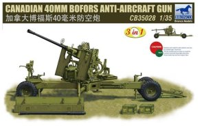 BRONCO CB 35028 - 1:35 Canadian 40mm Bofors Anti-Aircraft Gun