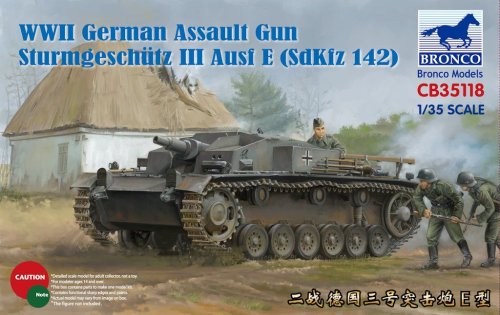 Przejdź do produktu BRONCO CB 35118 - 1:35 Sturmgeschutz III Ausf E (SdKfz 142)