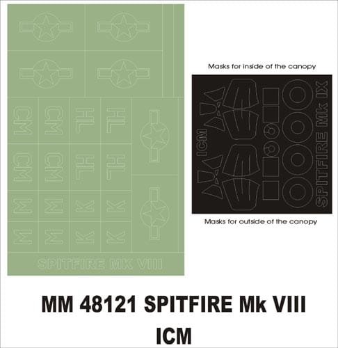 Przejdź do produktu MONTEX MM48121 - 1:48 Spitfire Mk.VIII