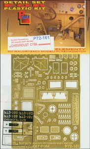 PART P72161 - 1:72 Chevrolet C.15A No.13 Cab Personnel Lorry (2H1 composite wood & steel body)