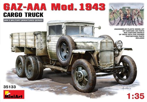 Przejdź do produktu MINIART 35133 - 1:35 GAZ-AAA Mod.1943 Cargo Truck
