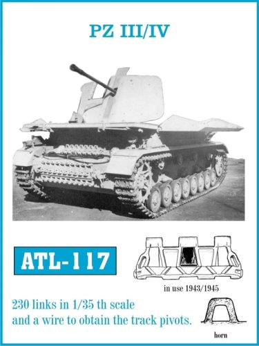 Przejdź do produktu Friulmodel ATL-117 - 1:35 Metalowe gąsienice Pz III / IV